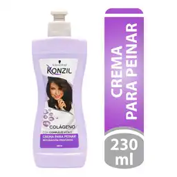 Konzil Crema Para Peinar Reparación Profunda Colágeno