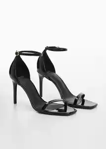 Sandalias Aussieb Negro Talla 40 Mujer Mango