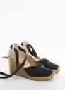 Zapatos Cabo Negro Talla 35 Mujer Mango