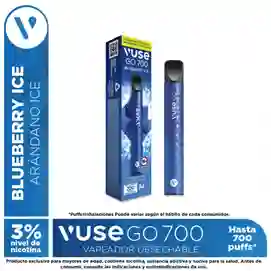 Vuse Go Vapeador 700 Blueberry Ice (34 mg)