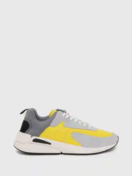 Diesel Tenis S-Serendipity Low Cu Gris/Amarillo Talla 11