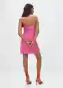 Vestido Runa Fucsia Talla 18 Mujer Mango