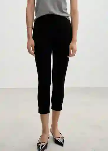 Leggings Romino Negro Talla M Mujer Mango