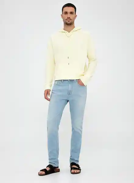 Gef Jean Hombre Índigo Claro Talla 30