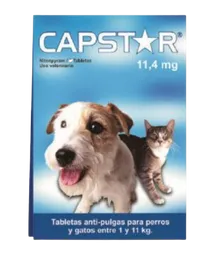 Capstar Tabletas Antipulgas Masticable 