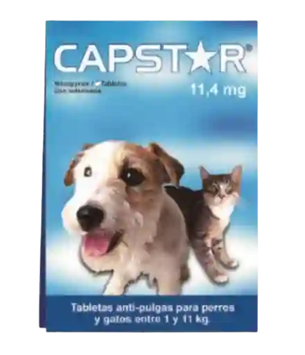 Capstar Tabletas Antipulgas Masticable 