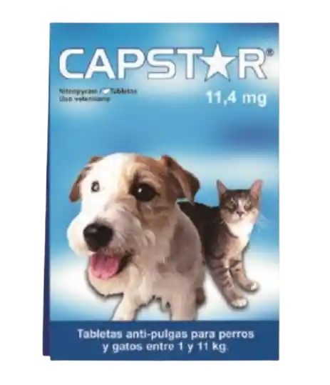 Capstar Tabletas Antipulgas Masticable 