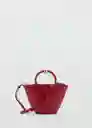Bolso P Meti Burdeos Talla 99 Mujer Mango