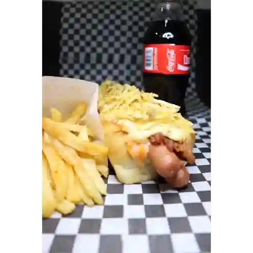 Combo Perro Premium + Papas+ Gaseosa