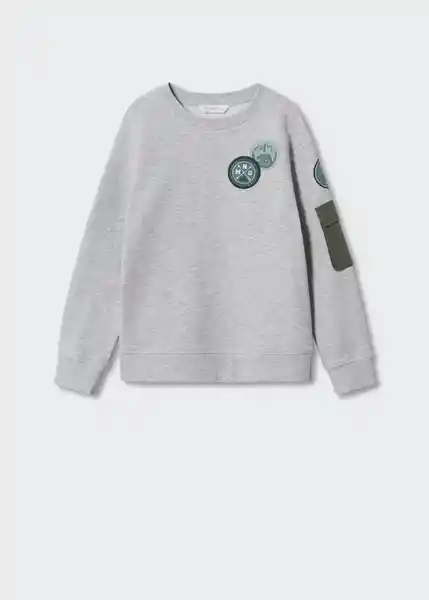 Sudadera Sierra Gris Medio Vigore Talla 06 Niños Mango