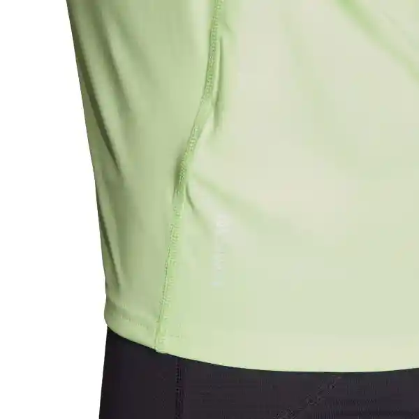 Adidas Camiseta Adizero e Tee Hombre Verde Talla M IN2264