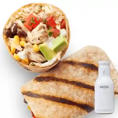 Combo Burrito Texmex Grande + Hatsu Blanco 400 ml