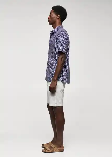 Camisa Dots1-H Tinta Talla S Hombre Mango