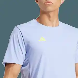 Adidas Camiseta Adizero Tee Hombre Azul Talla L Ref: IX2842