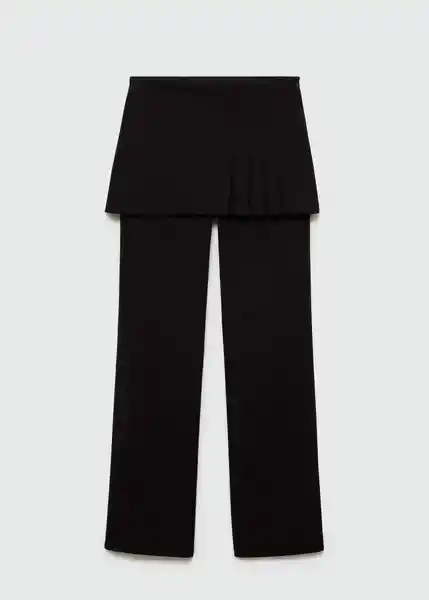 Pantalón Falpan Negro Talla M Mujer Mango