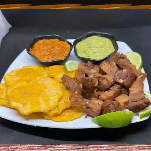 Picada de chicharrón