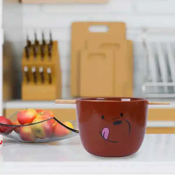 Bowl de Cerámica Osos Escandalosos 5.0 Oso Pardo Miniso