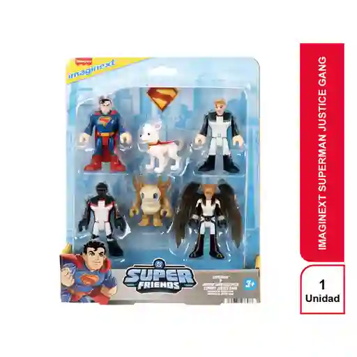 Imaginext Figura Superman Justice Gang