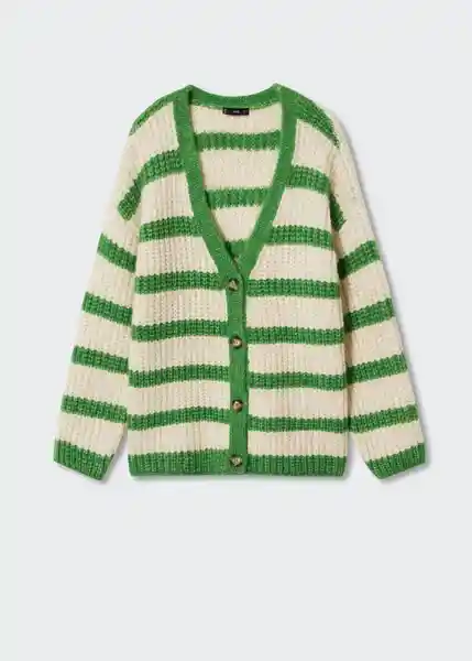 Cardigan Cardy Verde Talla M Mujer Mango