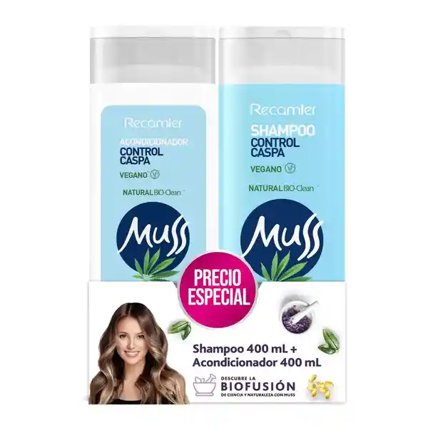 Muss Kit Shampoo + Acondicionador Control Caspa