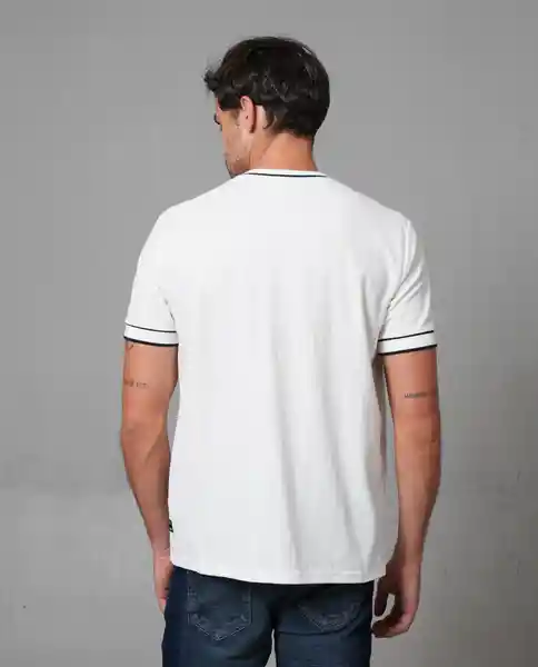 Camiseta Hombre Crudo Talla XXL 109G109_CRU110605 Rifle