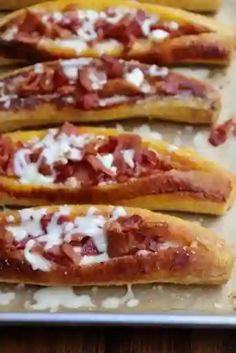 Plátano con Queso y Bocadillo