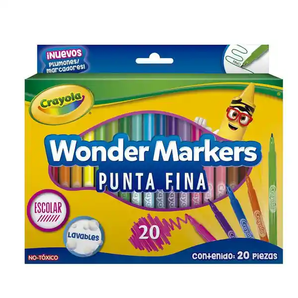 Crayola Marcador Punta Fina 58-0081