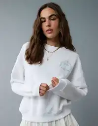 Buzo Mujer Blanco Talla: X-SMALL 2575100 American Eagle