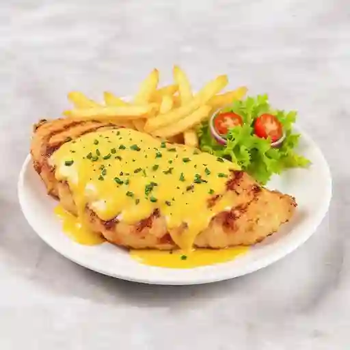 Pechuga A La Plancha Grillet Con Queso