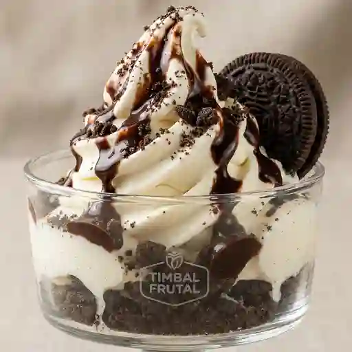Helado de vainilla con oreo (4 oz)