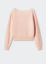 Saco Jersey Rey Rosa Pastel Talla M Mujer Mango