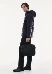 Abrigo Anorak Hyper Navy Talla M Hombre Mango