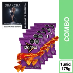 Combo Shakira Bogota VIP Occidental + Doritos Snack Flamin Hot