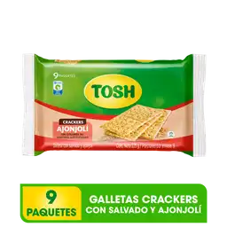 Galleta Tosh Ajonjoli Fit Bolsa 9 x 3 x 225 g
