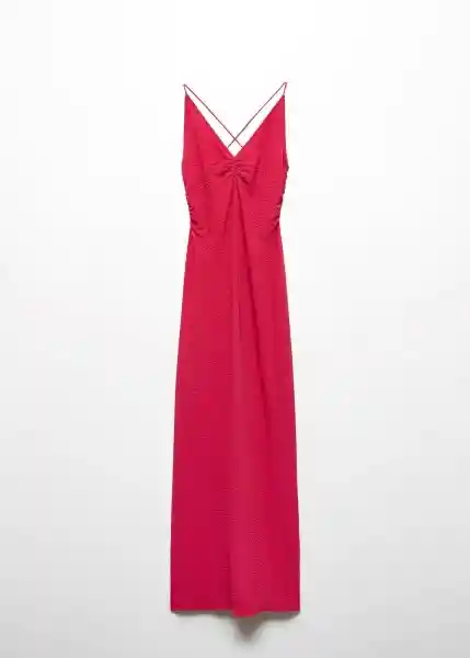 Vestido Pacha-H Fucsia Talla L Mujer Mango