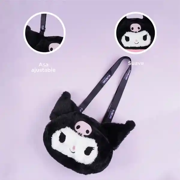 Bolsa Crossbody Kuromi 8In Serie Sanrio Miniso