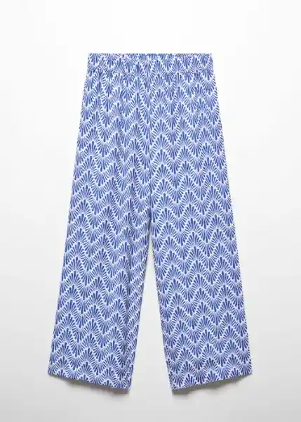 Pantalón Life Azul Talla S Mujer Mango