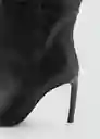 Botas Lizan Negro Talla 40 Mujer Mango