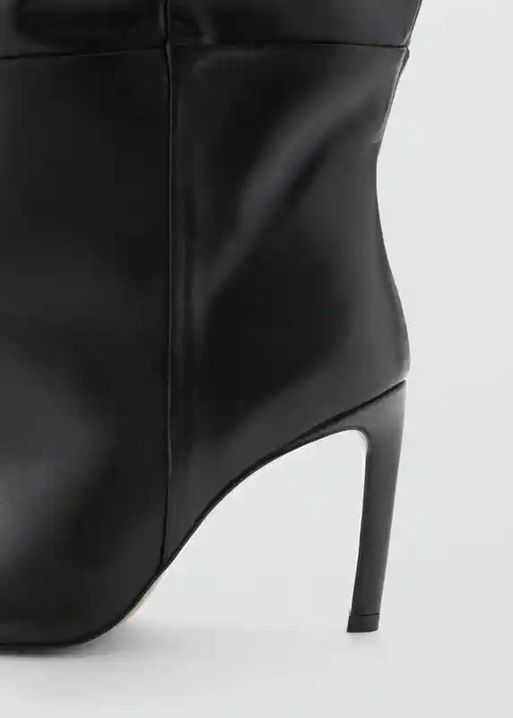 Botas Lizan Negro Talla 40 Mujer Mango