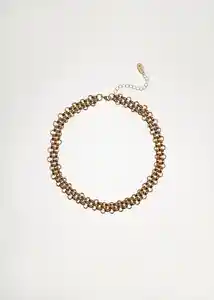 Collar Lia Oro Talla 99 Mujer Mango