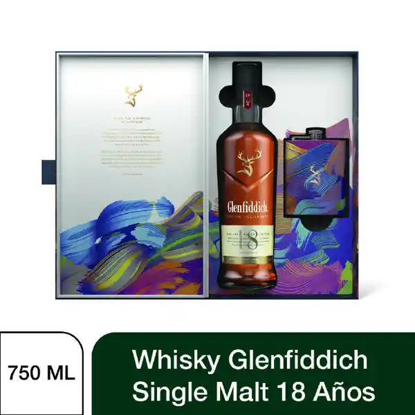 Glenfiddich Pack Whisky 18YO + Gift de Licorera