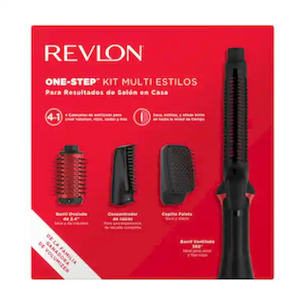 Revlon Kit Secador de Cabello Voluminizador Con Accesorios