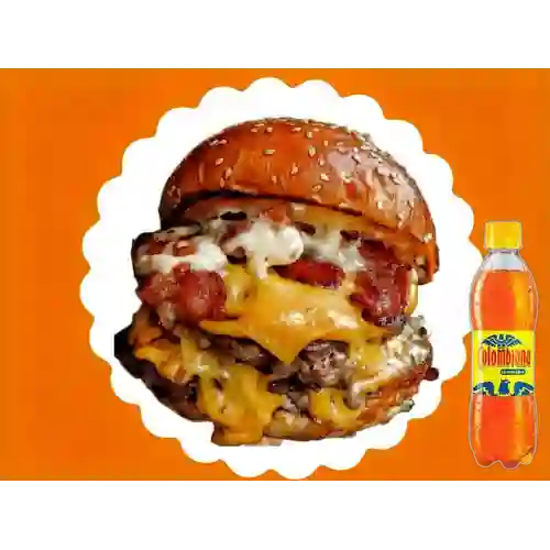 Combo Oh My Bacon And Cheese + Colombiana 250 ml