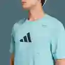 Adidas Camiseta Tr Cat Hombre Azul Talla L Ref: IY8324