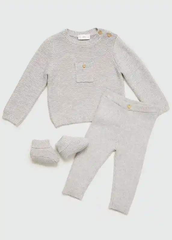 Leggings Lea Gris Medio Vigore Talla 66 Niños Mango