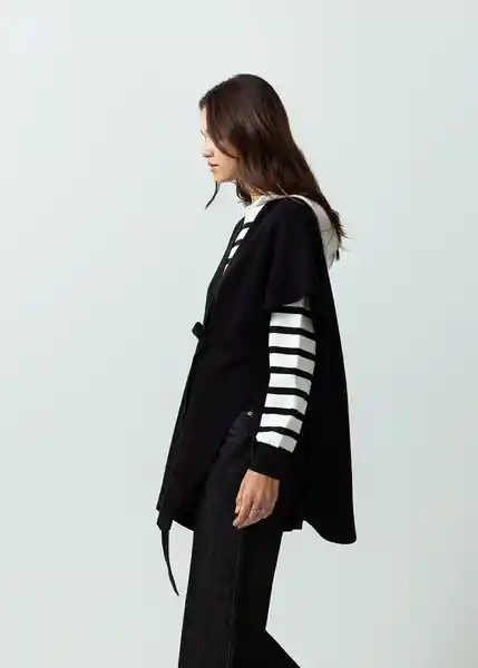 Gaban Tejido Mujer Negro Puro Ultra Oscuro Talla L 582G092 Naf Naf