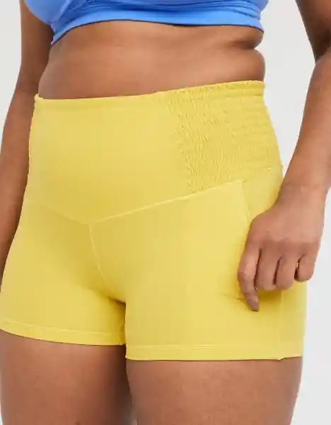 American Eagle Short Fruncido de Verde Prisa Talla X-Small