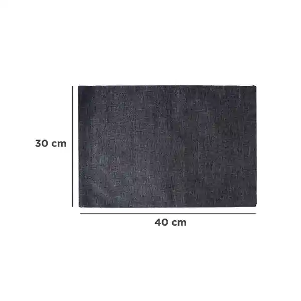 Mantel Individual de Doble Capa Gris Serie Miniso