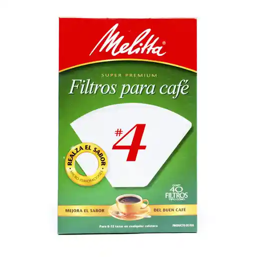 Melitta Filtro para Café No2 Tipo Cono