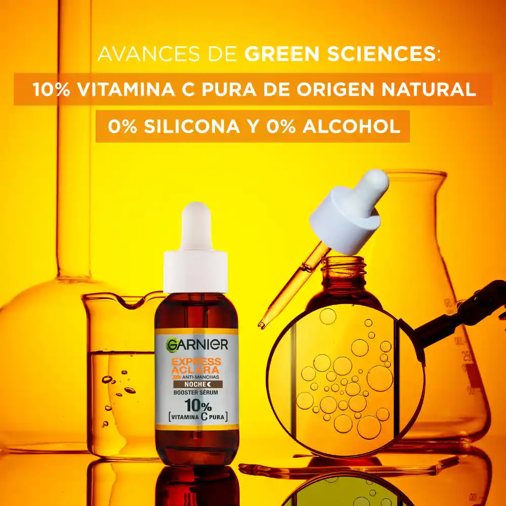 Serum Antimanchas Noche Garnier Express Aclara Vitamina C 30 ml
